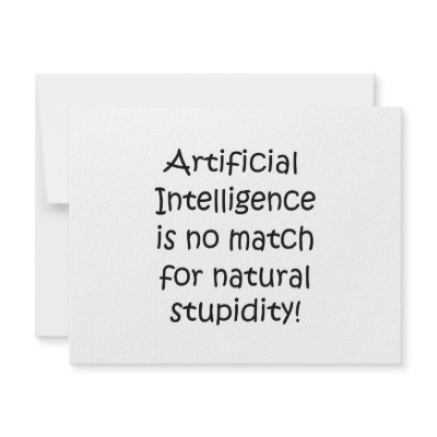 Artificial Intelligence Custom Invitation by FunnyStuffStore