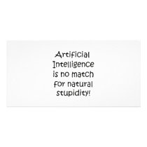 Artificial Intelligence Customized Photo Card