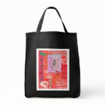 Artiistic Decoupage Tote Bag