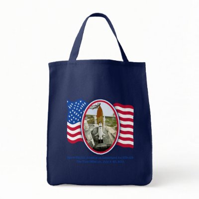 Artiistic Rendering of Space Shuttle Atlantis Bags by AstroBaby