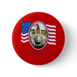 Artiistic Rendering of Space Shuttle Atlantis Pinback Buttons