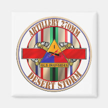 Artillery 270mm 1st Armoured Division Desert Storm Fridge Magnets
