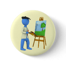 Artist and Easel