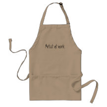 Artist at work apron