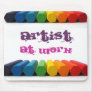 Artist at work mouse pads