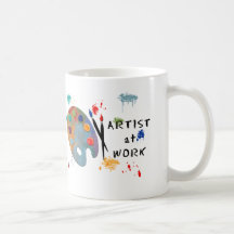 Artist At Work Mug
