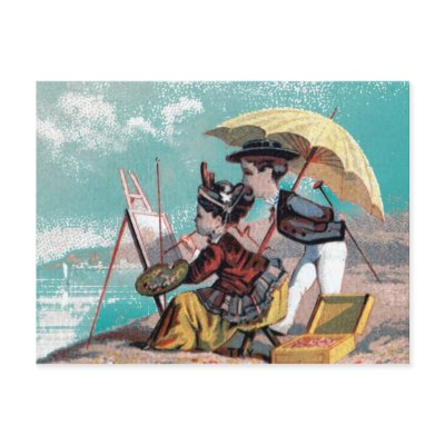Artist at Work Post Cards by LeAnnS123