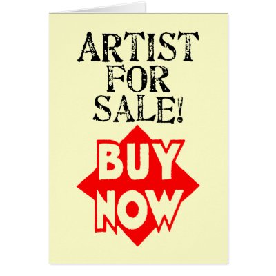 Artist For Sale! BUY NOW! by inamar