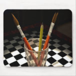 Artist mousepad - paint brushes