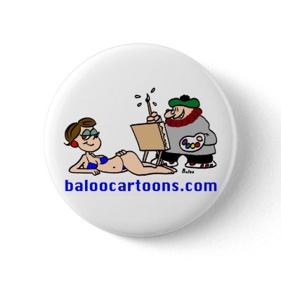 artist nude model baloocartoons.com baloo pinback button by rexfmay