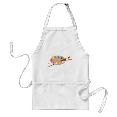 Artist Palette Apron by prawny
