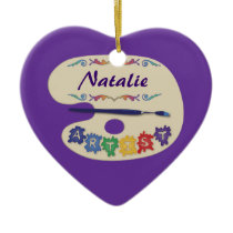 Artist Palette Ornament