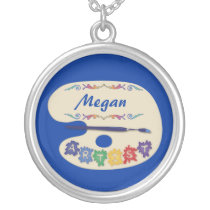 Artist Palette Pendant