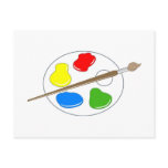 Artist Palette Postcard