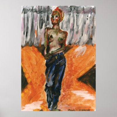 Artist Sketch - Figure of a Model by MissNNick
