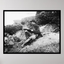 Artist Sketching the Gettysburg Battlefield 1863 Posters