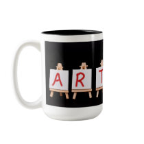 Artist word mug