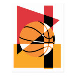 Artistic Basketball Postcard