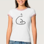 Artistic Cat Silhouette T-shirt