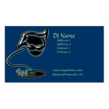 Artistic DJ Business Card