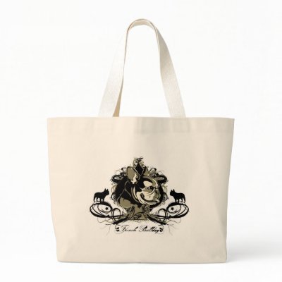Artistic French Bulldog Projekt Dog Tote bag by jfarrell12