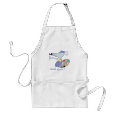 Artistic Mouse Aprons by alternateworlds