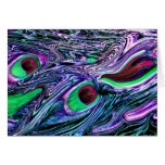 Artistic Peacock Feather Pattern cards