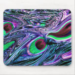 Artistic Peacock Feather Pattern mousepads