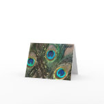 Artistic Peacock Wedding RSVP