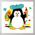 Artistic Penguin posters
