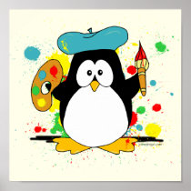 Artistic Penguin Posters