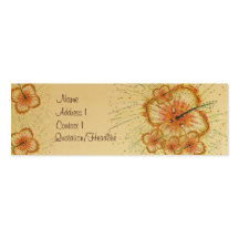 Artistic Profile Card Business Card