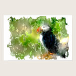 Artistic Puffin Poster posters