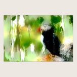Artistic Puffin Poster posters