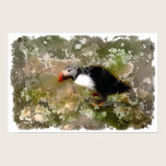 Artistic Puffin Poster posters