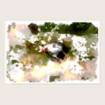 Artistic Puffin Poster posters
