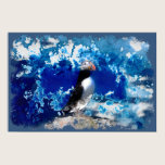 Artistic Puffin Poster posters