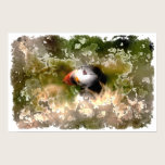Artistic Puffin Poster posters