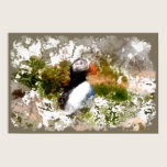 Artistic Puffin Poster posters