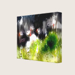 Artistic Puffins canvas prints