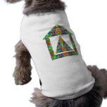 Artistic Pyramid House Dog T Shirt