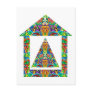 Artistic Pyramid House Post Card