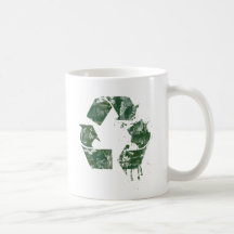 Artistic Recycle Symbol Mug