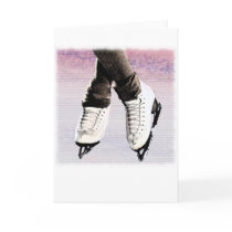 Artistic Skates Greeting Card