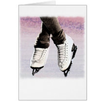 Artistic Skates Greeting Card