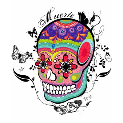 Artistic Urban Muerte Day of the Dead Illustration Shirt by jfarrell12