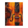 Artistic Violin Post Card