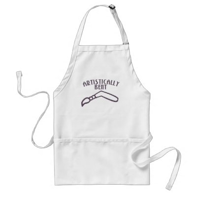 Artistically Bent Apron by nakedzealot