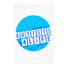 Artists 4 Life Stationery Design
