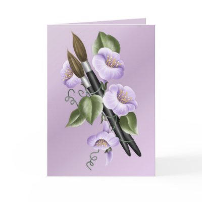 Artists Bouquet Cards by RainbowCards